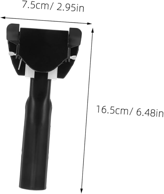 2Pcs Mop Rod Attachment Durable Chrome Plated Mop Head Clamp for Office Hotel Mall Cleaning Ergonomic Design for Comfortable Use Versatile Compatibility with Various Mop