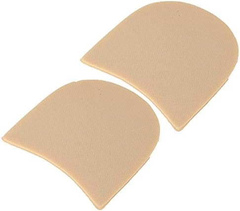 Rubber Half Shoe Soles, Anti Slip Sole Pad Replacement Thicken Sole Pad Shoe Repair Accessories DIY Shoe Repair Replacement(Beige)