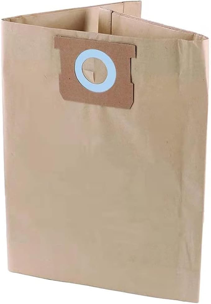Pack 10 Vacuum Bags For DEWALT 6 to 10 Gallon Shop Vac DXVA19-4101, Dust Collection Bag with Filter For Vacmaster VHBM, Replacement Parts BM08 Accessories Kit
