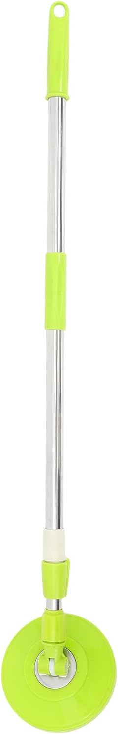 Rotating Stainless Steel Mop Handle Replacement Compatible with Spin Mop Detachable Extendable Pole for Hardwood Tile and Vinyl Floor Cleaning Heavy Duty Accessory