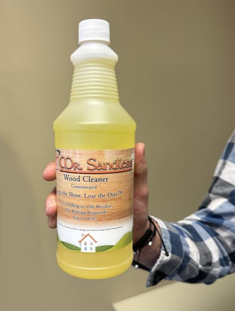 Brand Wood Floor Cleaner, Concentrated Formula, Safe Cleaning for all Type Floors Wood, Engineered, Laminates, LVP/LVT and Tile, Makes 16 Gallons, 32 oz, 1 qt