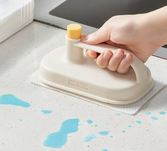 Disposable Magic Brush, Protecting Hands Cleaning Rag, Replaceable Rag Cleaning Brush with Handle, Kitchen Degreasing Specialized Cleaning Cloth (Magic Wipe)