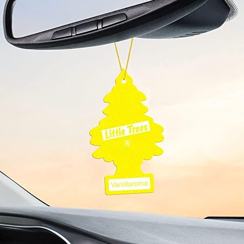 LITTLE TREES Car Air Freshener | Hanging Tree Provides Long Lasting Scent for Auto and Home | 24 Air Fresheners |Vanillaroma