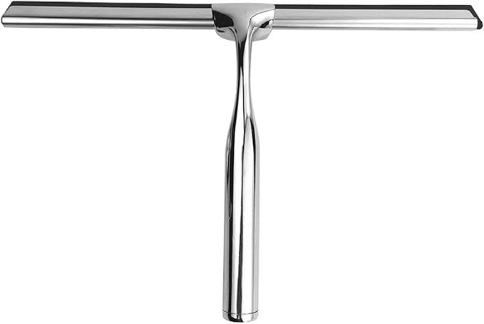 Stainless Steel Glass Wiper Glass Wiper Glass Wiper Tool Bathroom Toilet Wiper (A)