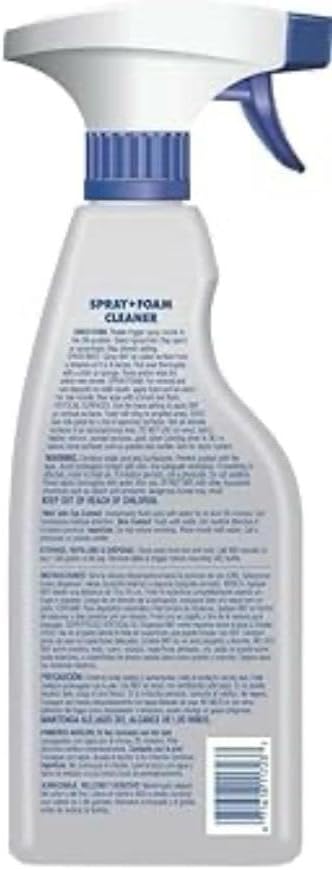 Bar-Keeper’s-Friend More Spray and Foam Cleaner, 25.4oz Hard Water Stain Remover + 2x Microfiber Towel - Cleans Dirt from Hard Surfaces