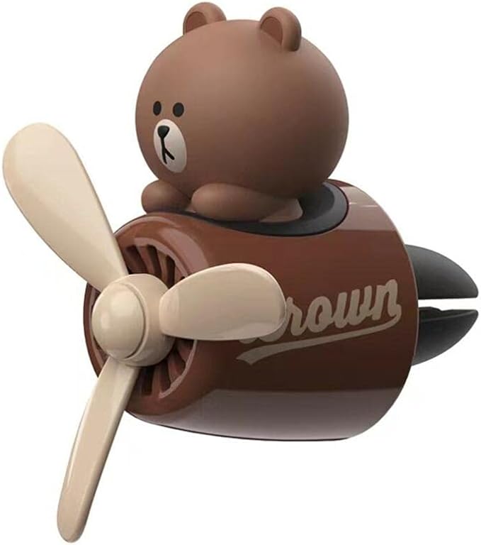 DAYUJIAN Cute Car Diffuser - Rotating Propeller Air Outlet Vent Fresheners, Aromatherapy Ornament, Air Freshener for Cars