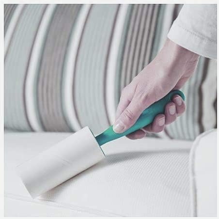 DecorRack Lint Rollers with Extra Refill, Pet Hair Remover, 300 Extra Sticky Sheets, 4 Lint Rollers Dog & Cat Hair Removal, Lint, Dust from Clothes, Furniture and More (5 Pieces)