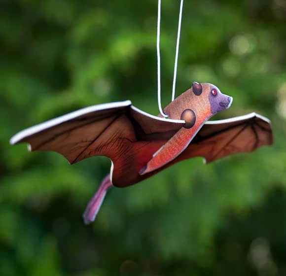 3D Vampire Bat Blood Orange Scented Deluxe Air Freshener!