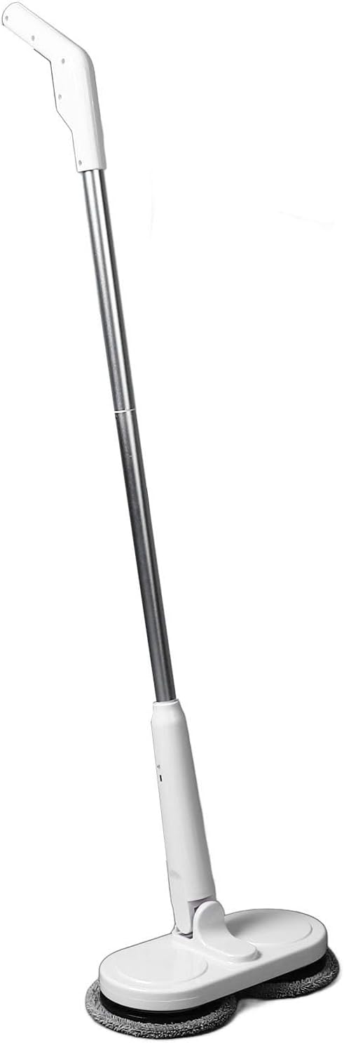 Cordless Electric Mop Efficient Self Propelled Dual Spin Mops for Floors , Adjustable and Rotation Design for The Elderly, Lithium Battery