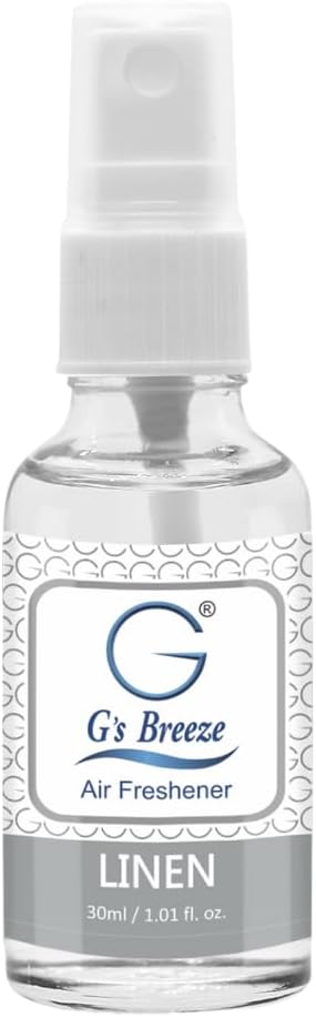 G's Breeze Linen Air Freshener - Crisp, Clean Fragrance with Cotton & Floral Notes - Inviting & Fresh Scent for Any Space - Long-Lasting Freshness - Ideal for your Home, Offices & More