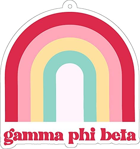 Gamma Phi Beta - Rainbow Air Freshener - 2/Pack - Flowers & Sunshine Scent