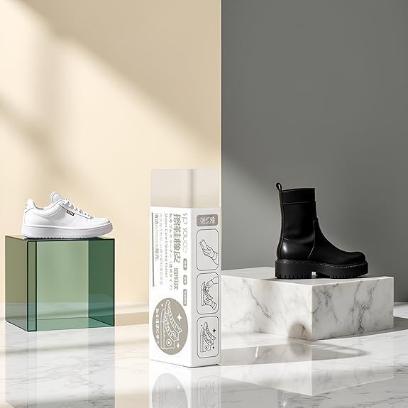 2Pcs White Suede and Nubuck Eraser,Sheepskin Shoe Cleaning Eraser Leather Fabric Shoes Care White Sneakers Cleaner Dirt Remover Quickly Remove Dust and Dirt,Shoe Cleaners,Shoe Treatments and Polishes