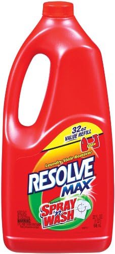 Resolve Max Laundry Stain Remover Refill, 32-Ounce