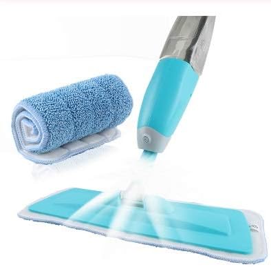 Spray Floor mop with Microfibre Cloth Replace 2 Color Flat mops for Home Cleaning Kitchen Tile Clean Tools