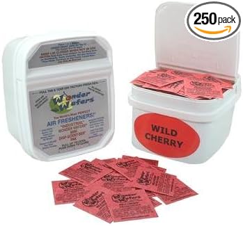 Wonder Wafers 250CT Unwrapped Cinnamon Spice Air Fresheners, Professional Use
