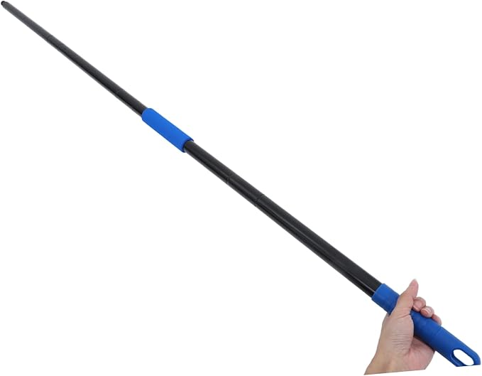 Mop Handle Replacement Section Extendable Pole Compatible with Spin Mops Brushes and Dusters for Versatile Floor Cleaning Hard to Reach Areas