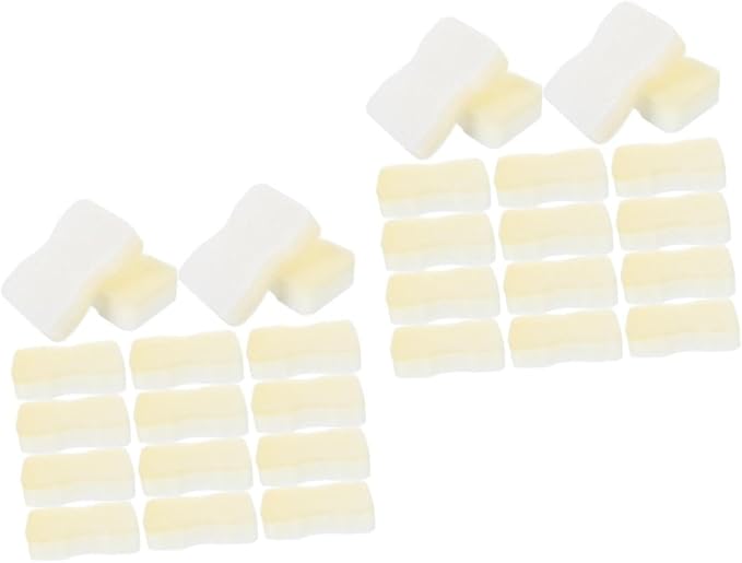30pcs Gelloo White Cleaning Sponge Dryer Cleaner Dust Sponge for Lampshade Fabric Cleaning Tool