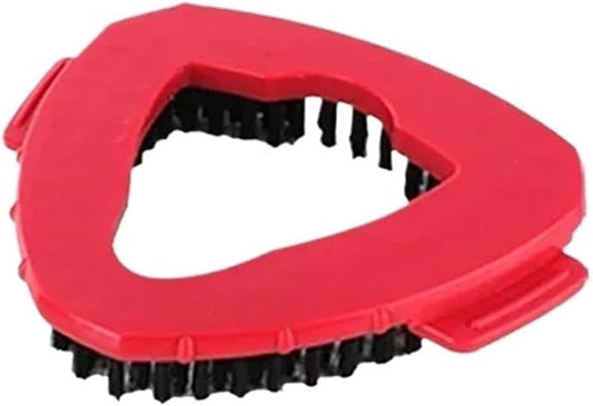 Spin Mop Cloth Head Base Scrub Mop Brush Head Replacement ，compatible For Vileda, O-cedar 360 ° Easy Wring Tank System Shower Floor Mop Brush(Red-1PC)