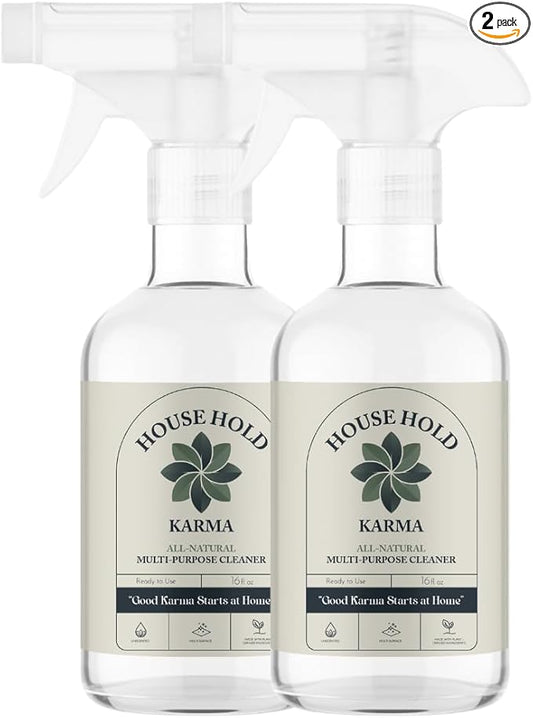 Multi-Purpose Cleaner, Plant-Based, Gentle & Unscented - Effective Natural Cleaning Solution, 16 fl oz (Pack of 2)