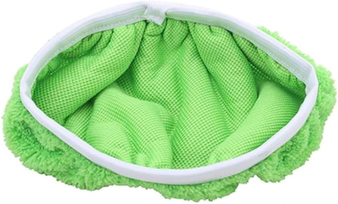 6Pcs Mop Heads Replacements Compatible with 1 Tank System Duster Replacement Heads Microfiber Spin Mop Refill Pads Reusable Dust Refills for Floor Cleaning(Green-6Pcs)