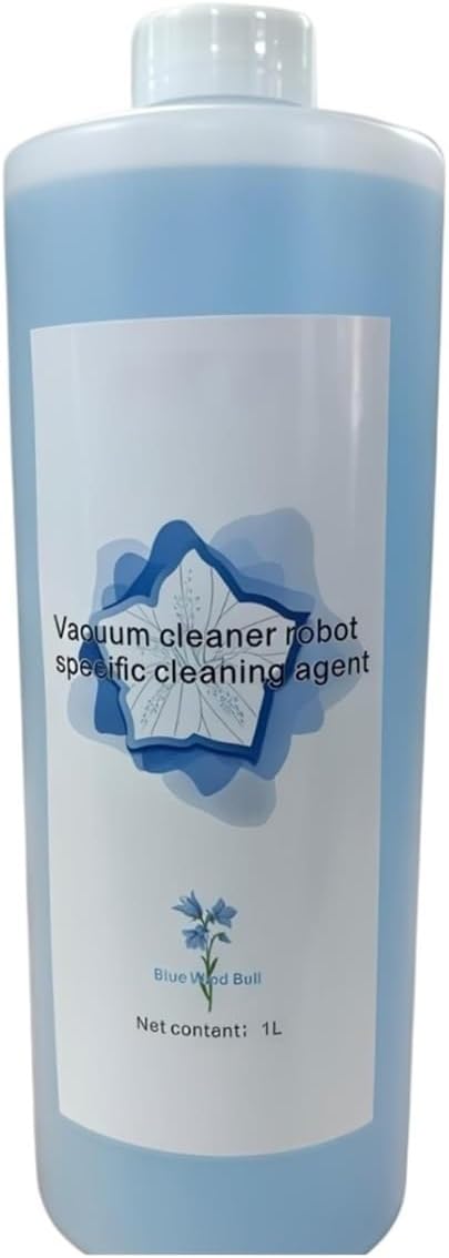 Robot Mop Cleaner Solution, 1L Compatible with ECOVACS Deebot T20, T10, X1 Omni/Turbo, N9+, for Hardwood & Tile Floor Cleaning, Streak-Free Formula