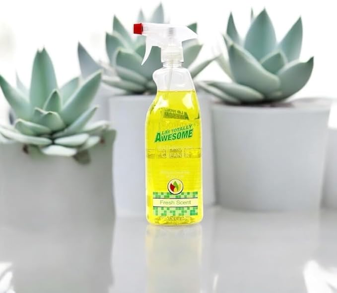 Plant-Based Bathroom Cleaner, 32 Fl Oz, All-Purpose Soap Scum Remover for Sinks, Tubs, Showers (Fresh Scent)