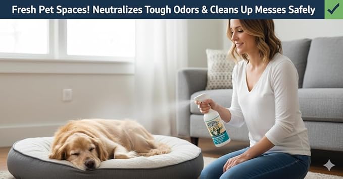 Multi-Purpose Cleaner – All Purpose Enzyme Based Cleaner & Natural Disinfectant Spray – Non-Toxic, Chemical-Free, Scent Free, Child & Pet Safe House Cleaner For People With Chemical Sensitivities