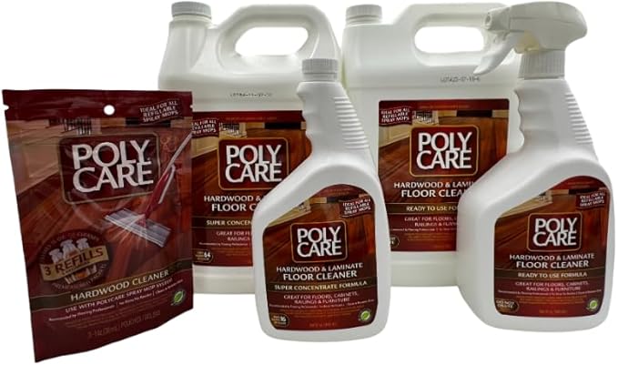 Hardwood Floor Cleaner Super Concentrate - 40 Fl Oz (2 Pack) - Fresh- Dilute Concentrate with Water for Spray Mops and Spray Bottles - Residue-Free Floor Cleaning Solution