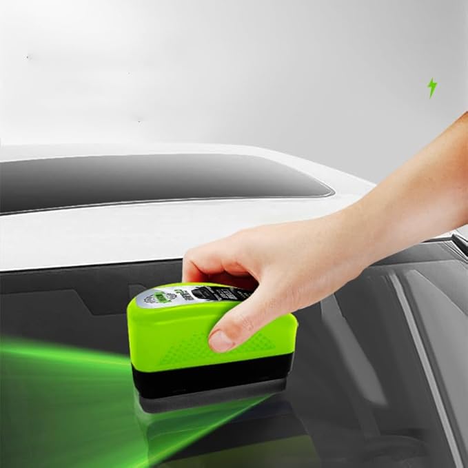 Glass Cleaner, anti-rain fog glass cleaning board, All in One Oil Film Cleaning Brush, 2025 Upgrade Car Windshield Cleaner, 150ml Automotive Window for All Vehicles (2pcs)