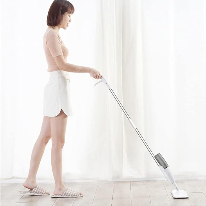 JSEIAJB Replace Mop Water Spray 360 Rotating Cleaning Cloth Wooden Carbon Fiber(10)