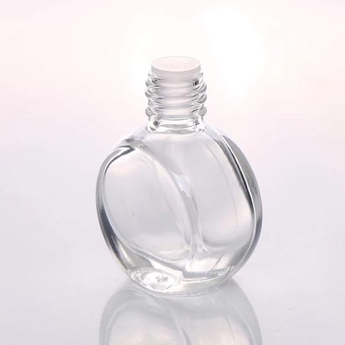 Car Aromatherapy Essential Oil Diffuser Bottle,10 Pack Car Air Freshener Bottle Empty Hanging Perfume Bottle Fragrance Decor Accessories Auto Window Ornament (round)