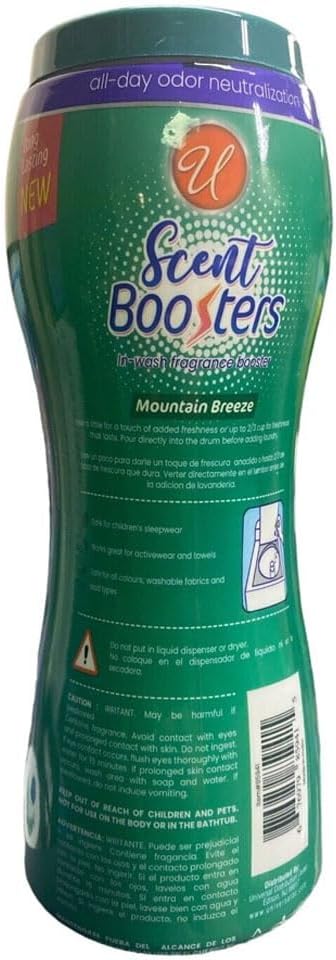 1 Laundry Scent Boosters Mountain Breeze in-wash Beads Washer Odor Neutralizer Washing Machine Fabric Freshener Odor Control Fresh Aroma Deodorizing Clothes Freshness Aroma Clean
