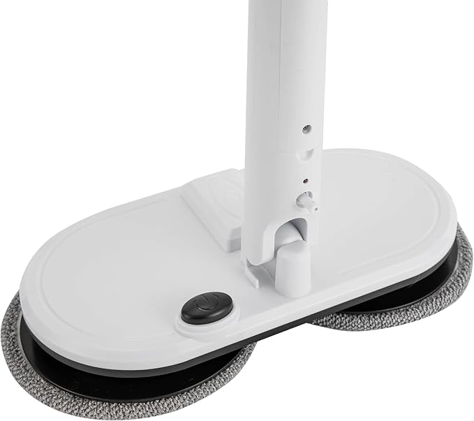 Electric Mop, Cordless Spin Floor Mop with LED Headlights, 60 Mins Spin Power Scrubber Tool, Rechargeable Floor Cleaner for Hardwood and Tile Floors