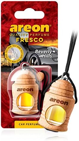 AREON Fresco FRTN14 Hanging Car and Home Air Freshener, Beverly Hills (Pack of 6)