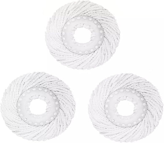 3X Replacement Microfiber Mop Head Easy Clean Wring Refill Fit for O-Cedar Spin Mop