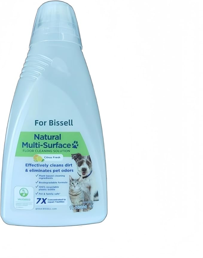 1L Multifunctional Pet Stain-removing Floor Cleaner. Fabric Carpet Cleaning Solution. Compatible For Bissell X7 6 5­4 90×9(1pcs 1000ml)