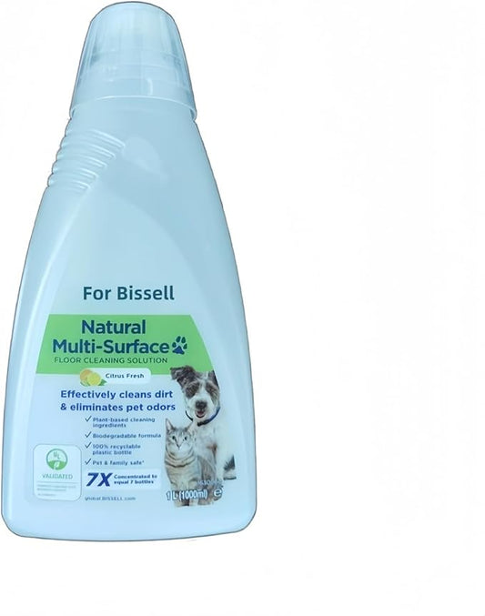 1L Multifunctional Pet Stain-removing Floor Cleaner. Fabric Carpet Cleaning Solution. Compatible For Bissell X7 6 5­4 90×9(1pcs 1000ml)
