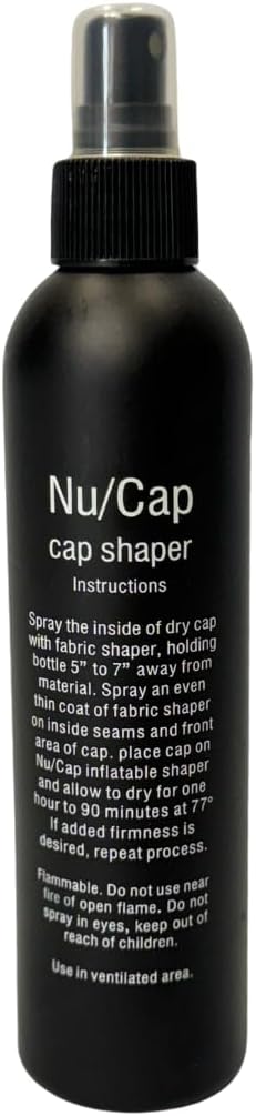 Cap Shaper Spray, 8 Fl Oz with Headwear Protection Spray - Repel Stains from Caps & Hats 200 ml - Cleans All Types of Hats, and Caps - Headwear Reshape Your Hat Spray Makes Old Cap Look New