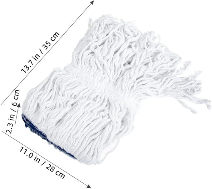 Ciieeo Mop Replacement Washable String Mop for Home Cleaning Easy Installation Strong Absorption Compatible Hardwood and Tile Floors