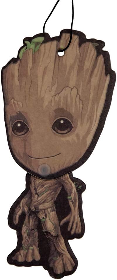 Marvel Groot Guardians of The Galaxy Wiggler Car Air Freshener Vanilla Scent -1 PC Wiggler