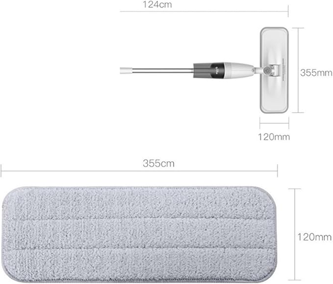 1-4 Pcs Replacement Mop Cloth Rags,Compatible For Deerma ，TB500 TB800 Water Spray Mop 360 Rotating Cleaning Cloth Head(4pcs)