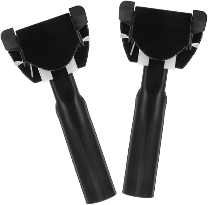 2Pcs Mop Rod Attachment Durable Chrome Plated Mop Head Clamp for Office Hotel Mall Cleaning Ergonomic Design for Comfortable Use Versatile Compatibility with Various Mop