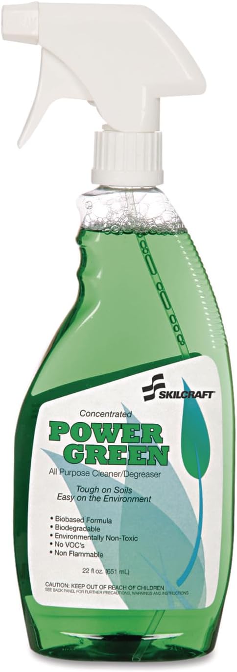 AbilityOne - Power Green Cleaner/Degreaser - 22 oz Bottles 7930-01-373-8849