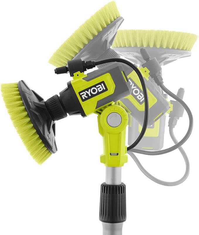 RYOBI ONE+ 18V Cordless Soap Dispensing Scrubber (Tool Only), GREEN, PCL1701B