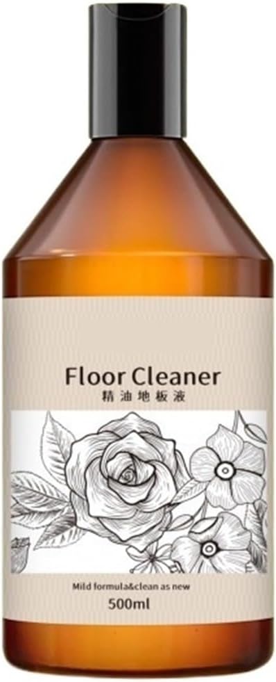 500ml Concentrated Floor Cleaning Solution, Quick-Drying Formula for Tile & Hardwood Floors, Spot-Free Mopping Liquid, Compatible with Robot Mops and Spray(1pcs)