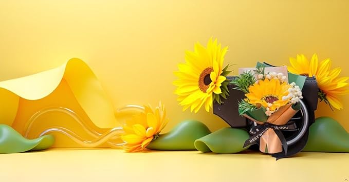 Fresh Flowers Mini Dried Flowers Bouquet for Car Air Vent Clips, Car Air Outlet Perfume Decoration, Air Fresheners Interior Accessories,Automotive Air Fresheners (yellow, Random fragrance)