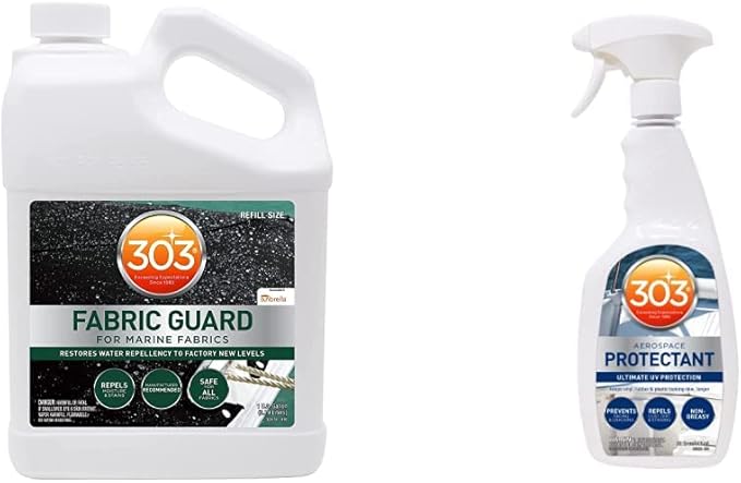 303 Marine Fabric Guard (1 Gallon) and 303 Marine Aerospace Protectant (32 Fl. Oz.)