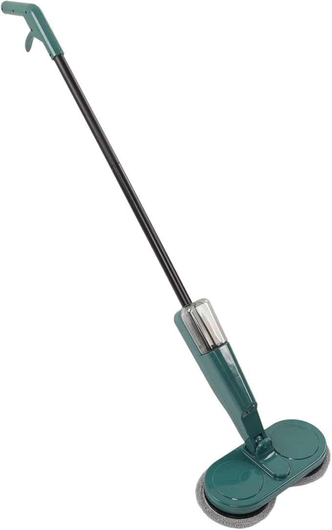 Electric Floor Mop Cordless with 90-Degree for Hardwood Tile and Laminate Floors Powerful Scrubber and Fan-Shaped Spray for Effortless USB Rechargeable Lightweight Design