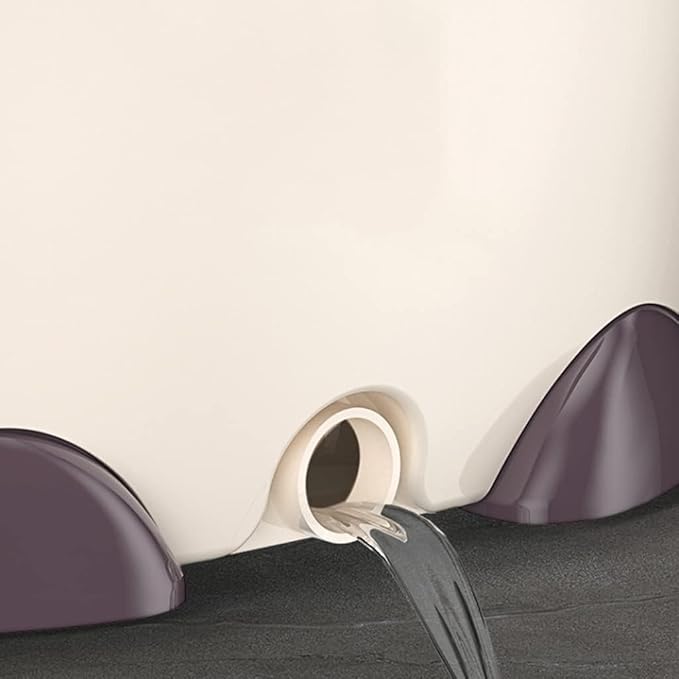 Spin Mop and Bucket, Spin Mop 360° Self Wringing Spinning Mop Washable Microfiber Mop Heads Easy to Use and Store(A)