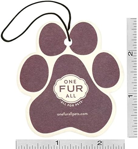 One Fur All Pet House Car Air Freshener - Variety Pack Pack of 4 - Non-toxic Car Air Freshener - Pet-Friendly Air Freshener For Small Spaces & Car - Hanging Odor Eliminating Air Freshener